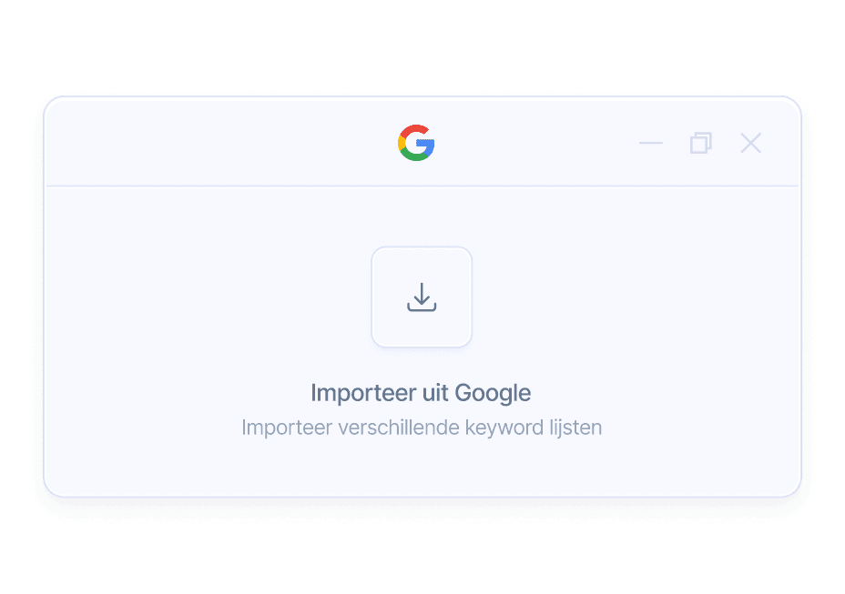Verfolgen Sie Ihre Keywords in drei Schritten