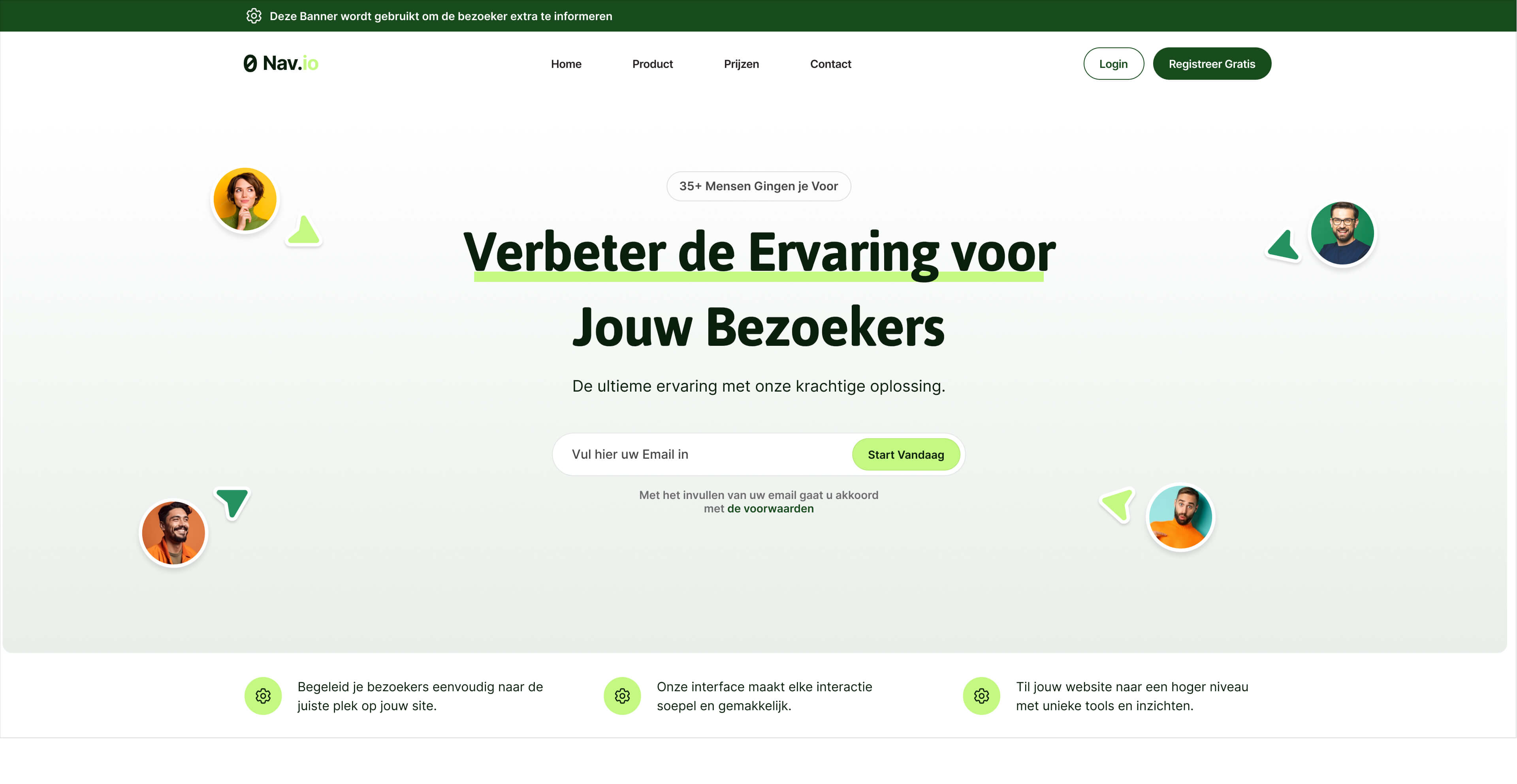 Navio desktop hero section screenshot 1