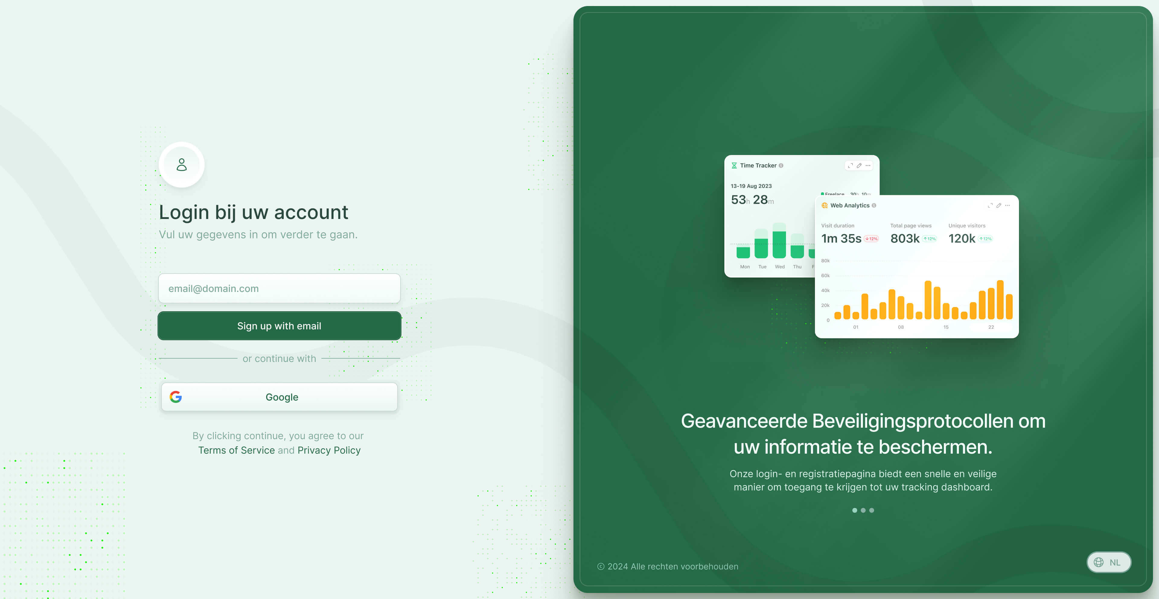 Unknown desktop login page screenshot