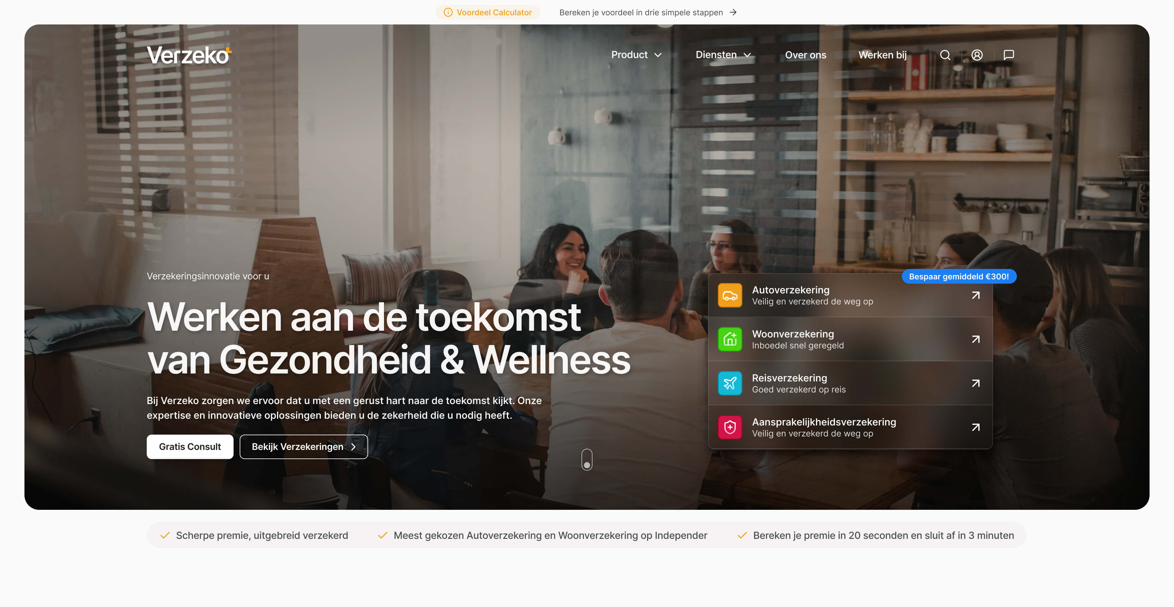 verzeko website
